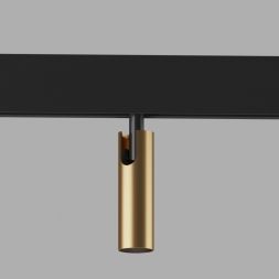 Slim Magnetic Умный трековый светильник 7W 2700-6500K Dim Cubo (латунь) Elektrostandard