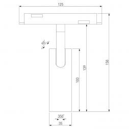 Slim Magnetic Умный трековый светильник 7W 2700-6500K Dim Cubo (латунь) Elektrostandard