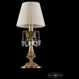 Настольная лампа Bohemia Ivele Crystal 1702L/1-30/G/SH3-160