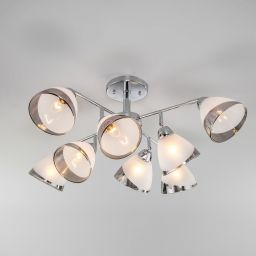 Потолочный светильник Eurosvet 30126/8 хром (EUROSVET 30126/8 хром) Потолочный светильник Eurosvet 30126/8 хром (EUROSVET 30126/8 хром)