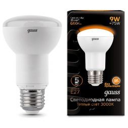 Лампа Gauss 106002109 LED Reflector R63 E27 9W 2700K