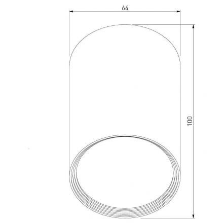 Уличный потолочный светильник Light 2101 IP65 Elektrostandard 35128/H черный