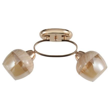 Люстра ЭкономСвет 12210/2FGD AMB+WD