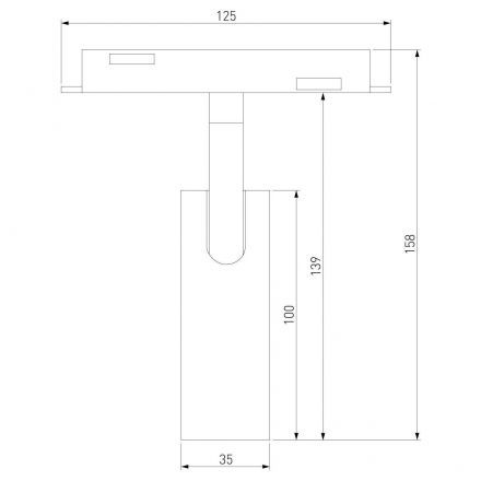 Slim Magnetic Умный трековый светильник 7W 2700-6500K Dim Cubo (чёрный) Elektrostandard