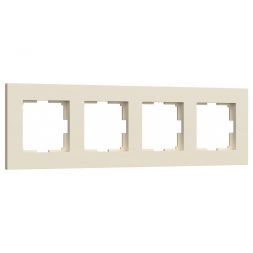 Рамка на 4 поста Slab (айвори матовый) W0042962 Werkel