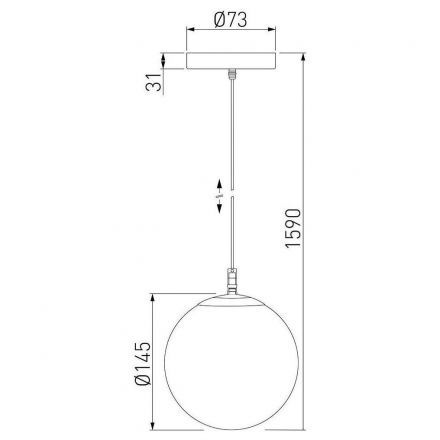 Светильник садово-парковый Sfera H 35158/H черный Elektrostandard
