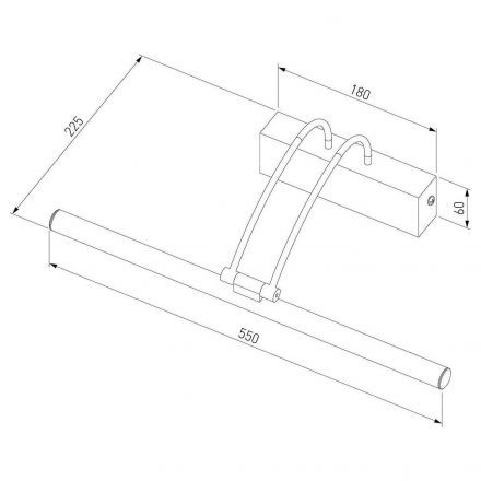 Настенный светильник Elektrostandard Simple LED бронза (MRL LED 10W 1011 IP20)