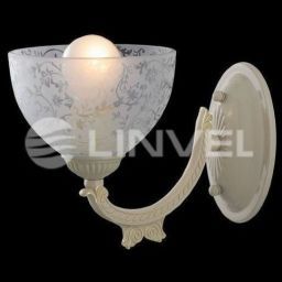 Бра LB 8417/1 E27 60W Белое золото (LINVEL LB 8417/1 E27 60W Белое золото)