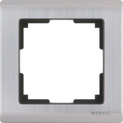 Рамка 1-местная Werkel W0011602 глянцевый никель (WL02-Frame-01)