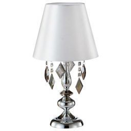 Настольная лампа Crystal Lux Mercedes LG1 Chrome/Smoke (CRYSTAL-LUX Mercedes LG1 Chrome/Smoke)