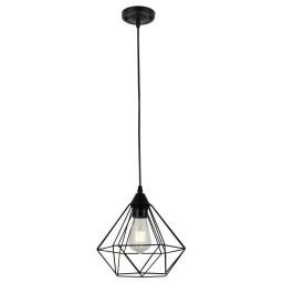 Светильник потолочный Linvel LV 9435/1 Салм Черный Е27 60W D250 H800мм (LINVEL LV 9435/1 Салм Черный Е27 60W)