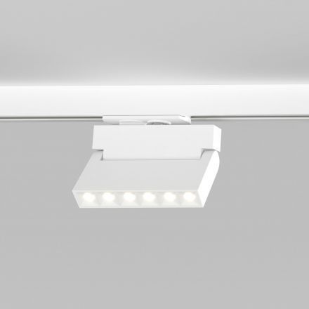 Трековый светильник Elektrostandard Garda Белый 10W 4200K (85017/01) однофазный