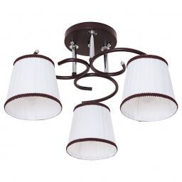 Люстра ЭкономСвет 50713/3BR+CR WT (EKONOMSVET 50713/3BR+CR WT)