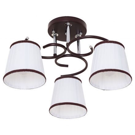 Люстра ЭкономСвет 50713/3BR+CR WT