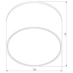 Уличный потолочный светильник Light 26231 IP54 Elektrostandard 35144/H белый