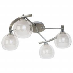 Потолочный светильник ЭкономСвет 052J/4CR+AL WT (EKONOMSVET 052J/4CR+AL WT) Потолочный светильник ЭкономСвет 052J/4CR+AL WT (EKONOMSVET 052J/4CR+AL WT)