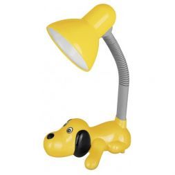 Настольный светильник Camelion KD-387 Собачка C07 желтый
