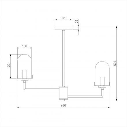 Люстра Eurosvet 60156/6 хром