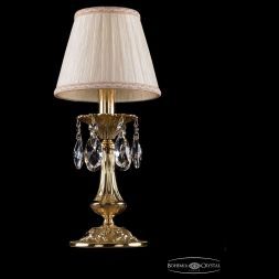 Настольная лампа Bohemia Ivele Crystal 1702L/1-30/G/SH33A-160