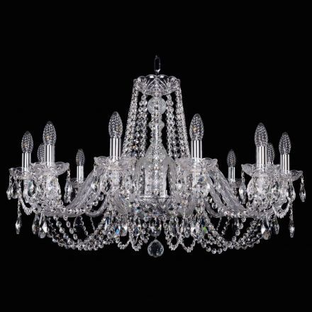 Люстра Bohemia Ivele Crystal 1402/12/300/Ni
