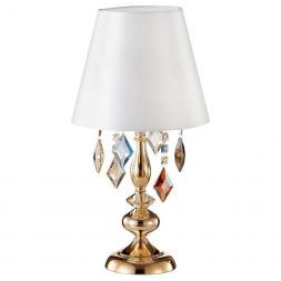 Настольная лампа Crystal Lux Mercedes LG1 Gold/Color
