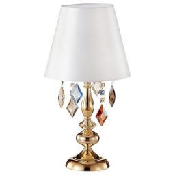 Настольная лампа Crystal Lux Mercedes LG1 Gold/Color (CRYSTAL-LUX Mercedes LG1 Gold/Color)