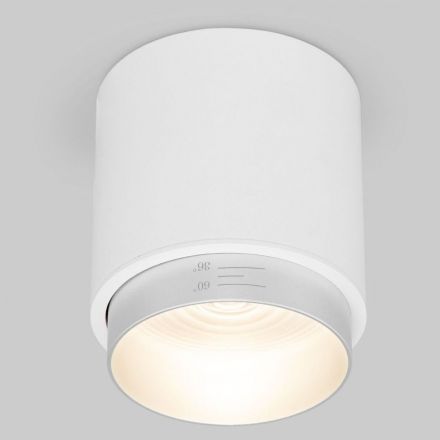 Накладной светодиодный светильник Cors 25032/LED 10W 4200K белый/серебро Elektrostandard