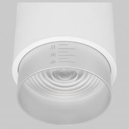 Накладной светодиодный светильник Cors 25032/LED 10W 4200K белый/серебро Elektrostandard