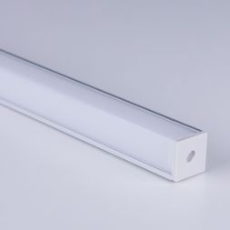 Квадратный угловой алюминиевый профиль для светодиодной ленты Elektrostandard LL-2-ALP009
