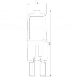Лампа галогенная Elektrostandard G9 220V 40W