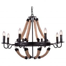 Люстра Arte Lamp A8956LM-8BK