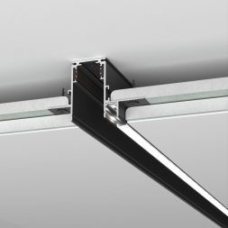 Slim Magnetic Шинопровод встраиваемый с местом под светодиодную ленту (чёрный) (2м) Elektrostandard