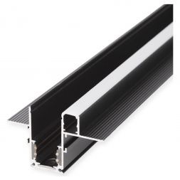 Slim Magnetic Шинопровод встраиваемый с местом под светодиодную ленту (чёрный) (2м) Elektrostandard