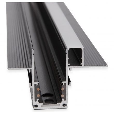 Slim Magnetic Шинопровод встраиваемый с местом под светодиодную ленту (чёрный) (2м) Elektrostandard