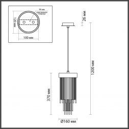 Подвесной светильник Odeon Light 4788/1 York