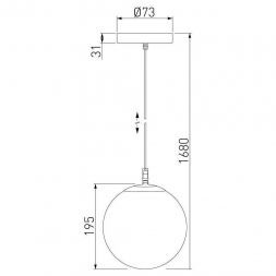Светильник садово-парковый Sfera H 35158/U черный Elektrostandard