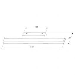 Настенный светильник Elektrostandard Tabla LED хром (MRL LED 1075)