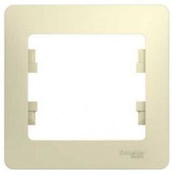 Рамка 1-я Schneider Electric Glossa Беж GSL000201