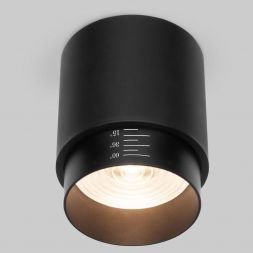 Накладной светодиодный светильник Cors 25032/LED 10W 4200K чёрный Elektrostandard