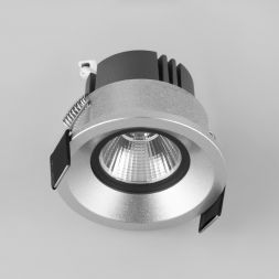 Встраиваемый точечный светодиодный светильник Elektrostandard 25024/LED серебряный