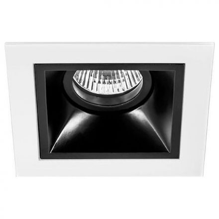 Встраиваемый точечный светильник D51607 черный/белый Domino Lightstar