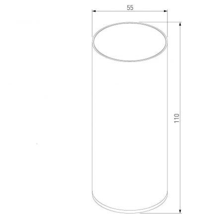 Уличный потолочный светильник Light LED 2102 IP65 Elektrostandard 35129/H белый