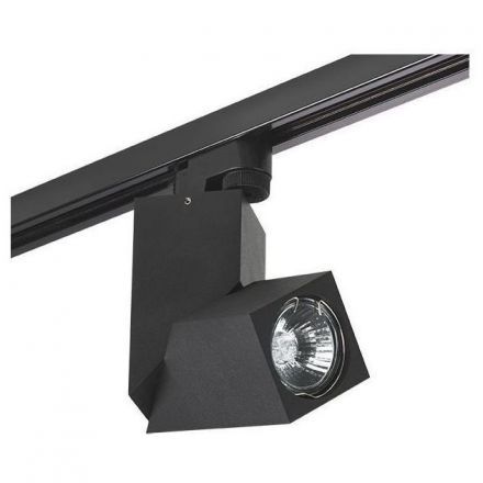 Трековый однофазный светильник A1T051057 черный Illumo Lightstar