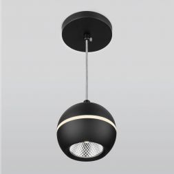 Подвесной светодиодный светильник Elektrostandard DLS023 9W 4200K черный
