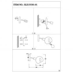 Светильник настенный Evoluce SLE155301-01 GENTORE