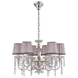 Подвесная люстра Crystal Lux ALEGRIA SP6 SILVER-BROWN (CRYSTAL-LUX ALEGRIA SP6 SILVER-BROWN) Подвесная люстра Crystal Lux ALEGRIA SP6 SILVER-BROWN (CRYSTAL-LUX ALEGRIA SP6 SILVER-BROWN)
