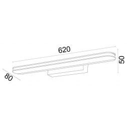 Настенный светильник Elektrostandard Tersa LED хром (MRL LED 1080)