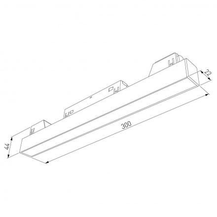 Трековый светильник Elektrostandard Slim Magnetic L01 10W 4200K (белый) 85000/01