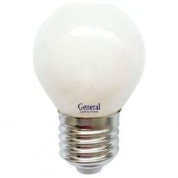 Светодиодная лампа General GLDEN-G45S-M-8-230-E27-4500