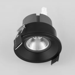 Встраиваемый точечный светодиодный светильник Elektrostandard 25024/LED черный
